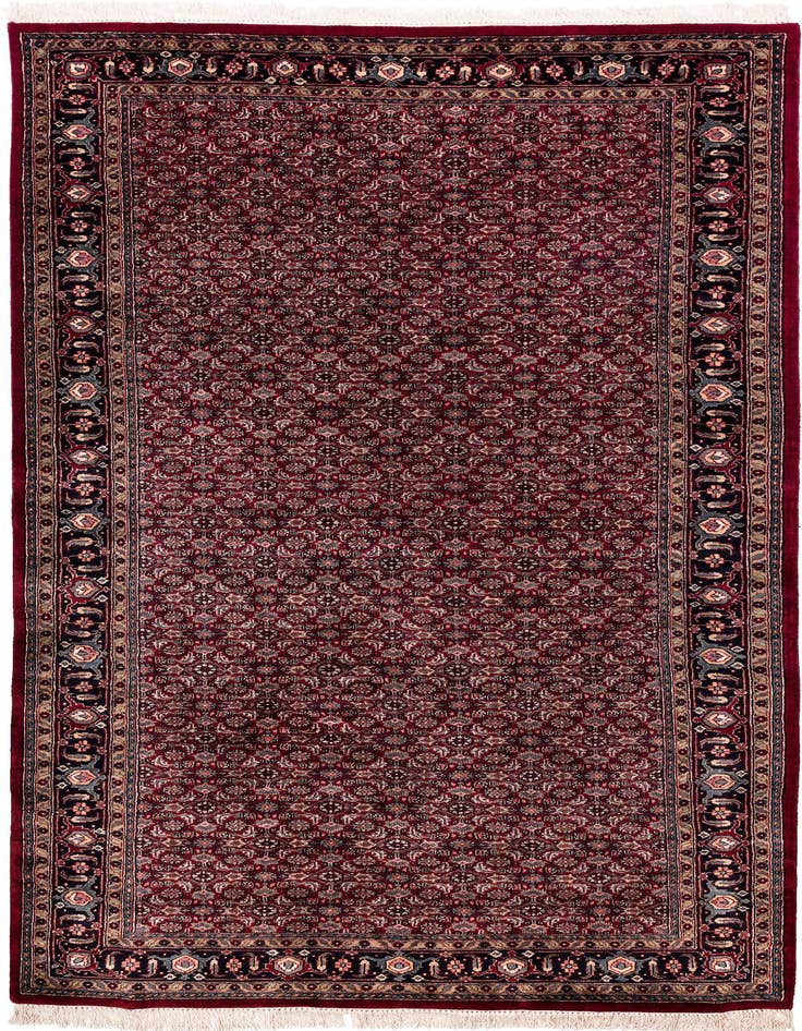 Detail image of 5' 6 x 10' 8 Hand Knotted Bidjar Wool Runner Rug