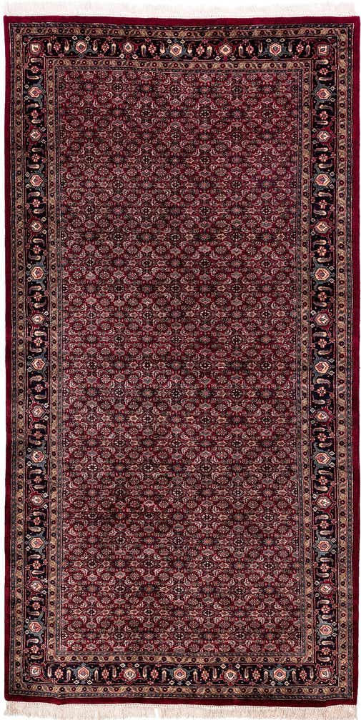 5' 6 x 10' 8 Hand Knotted Bidjar Wool Runner Rug