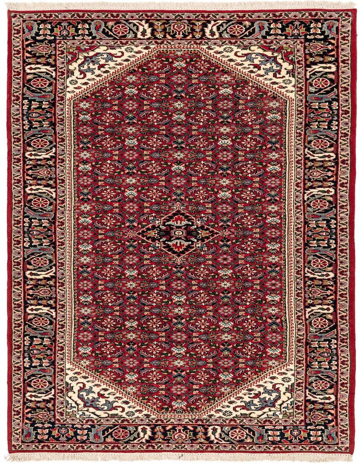 Detail image of 5' 4 x 10' 4 Hand Knotted Bidjar Wool Runner Rug