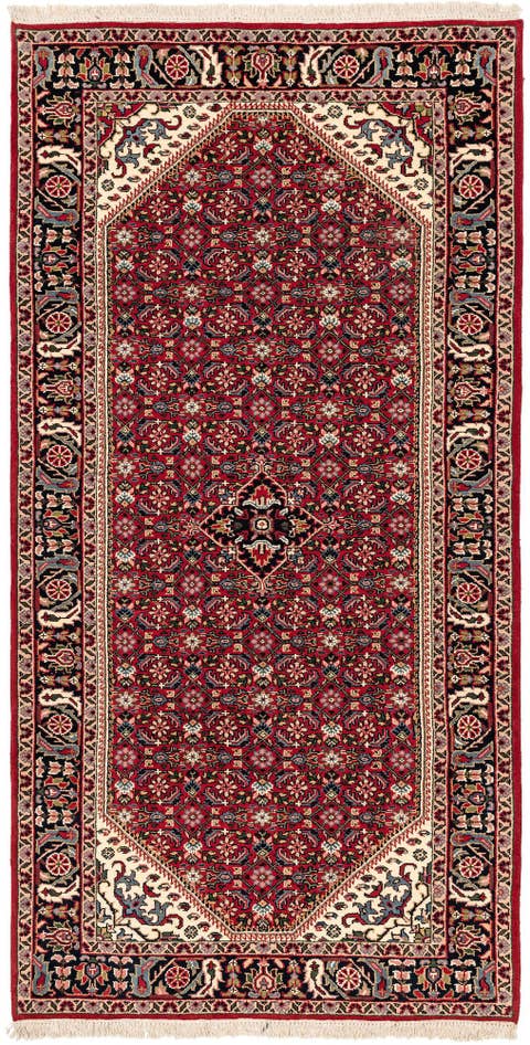 Detail image of 5' 4 x 10' 4 Hand Knotted Bidjar Wool Runner Rug