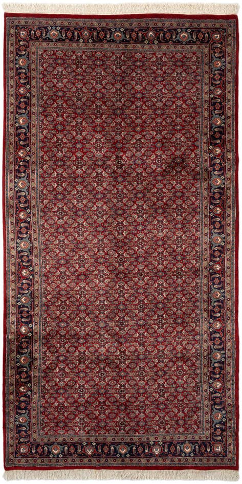 Detail image of 5' 4 x 10' 10 Hand Knotted Bidjar Wool Runner Rug