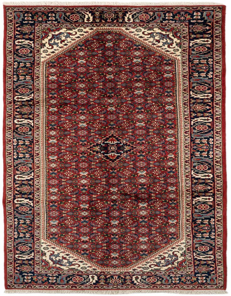 Detail image of 5' 3 x 11' 2 Hand Knotted Bidjar Wool Runner Rug