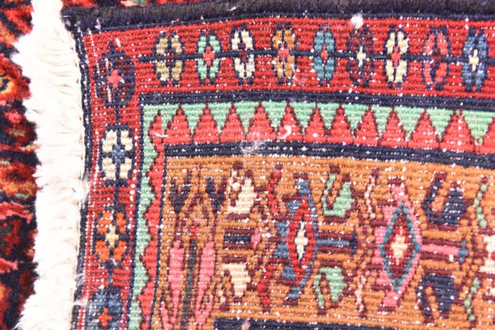 3' 8 x 10' Hand Knotted Bidjar Persian Wool Runner Rug