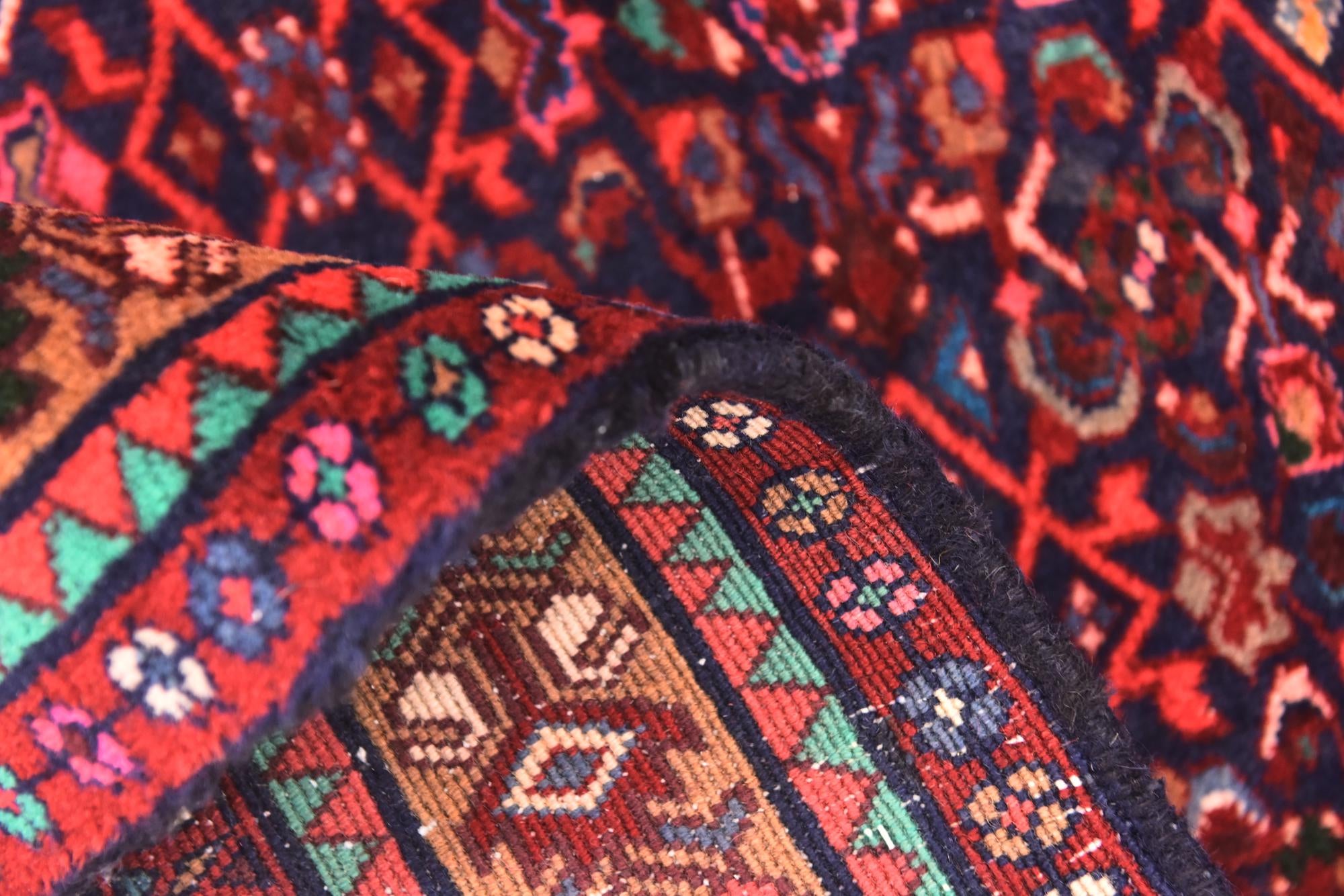 3' 8 x 10' Hand Knotted Bidjar Persian Wool Runner Rug