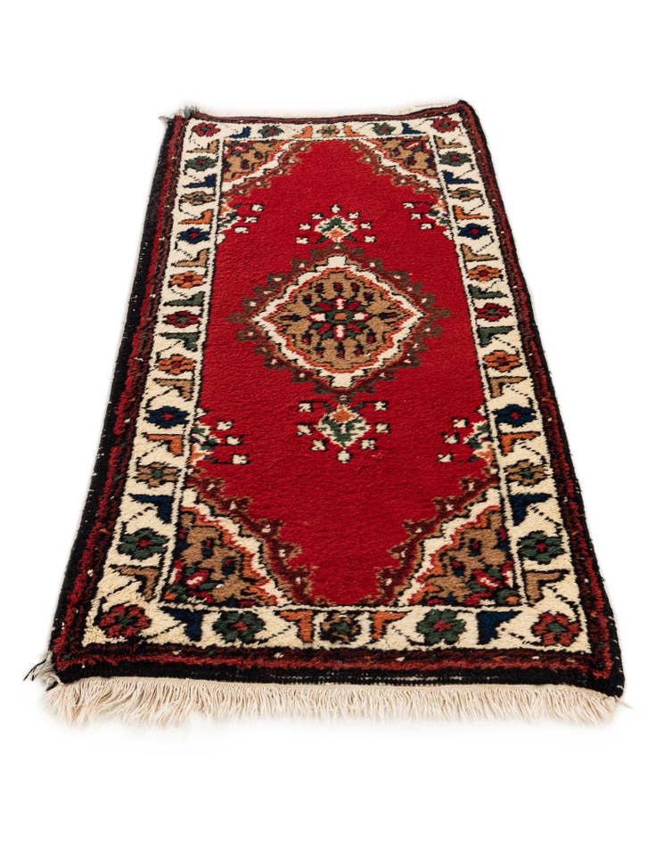 Detail image of 2' 1 x 4' Hand Knotted Bidjar Wool Runner Rug