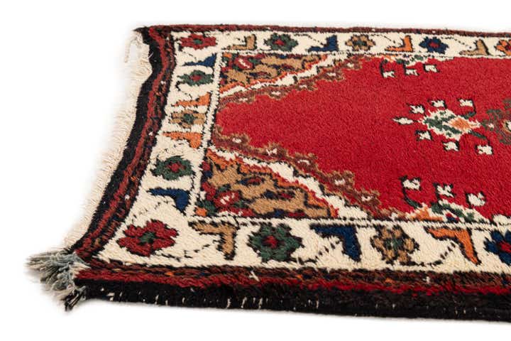 2' 1 x 4' Hand Knotted Bidjar Wool Runner Rug