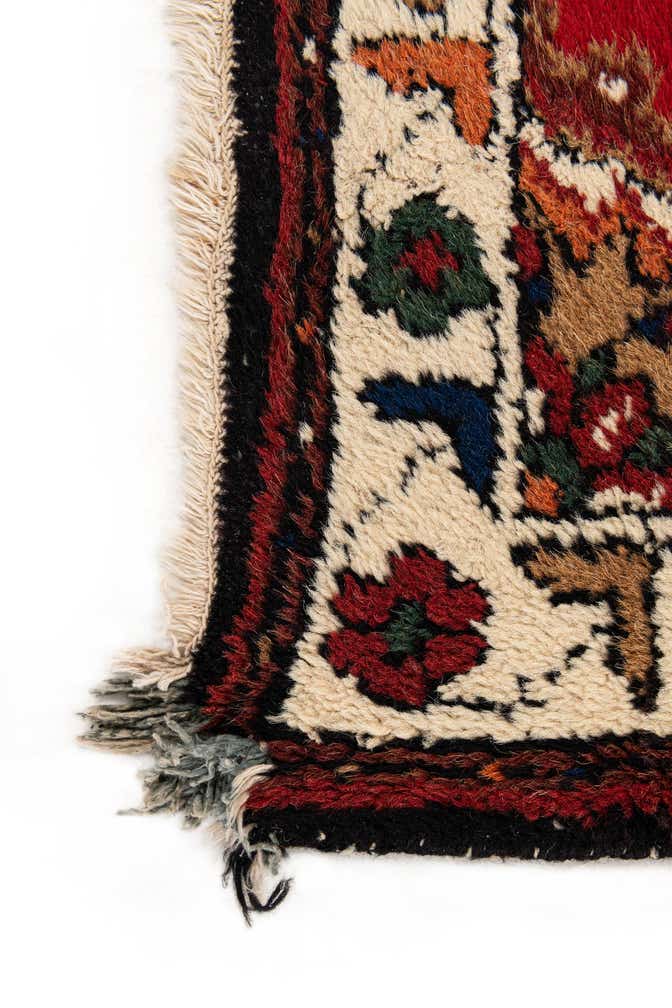 2' 1 x 4' Hand Knotted Bidjar Wool Runner Rug