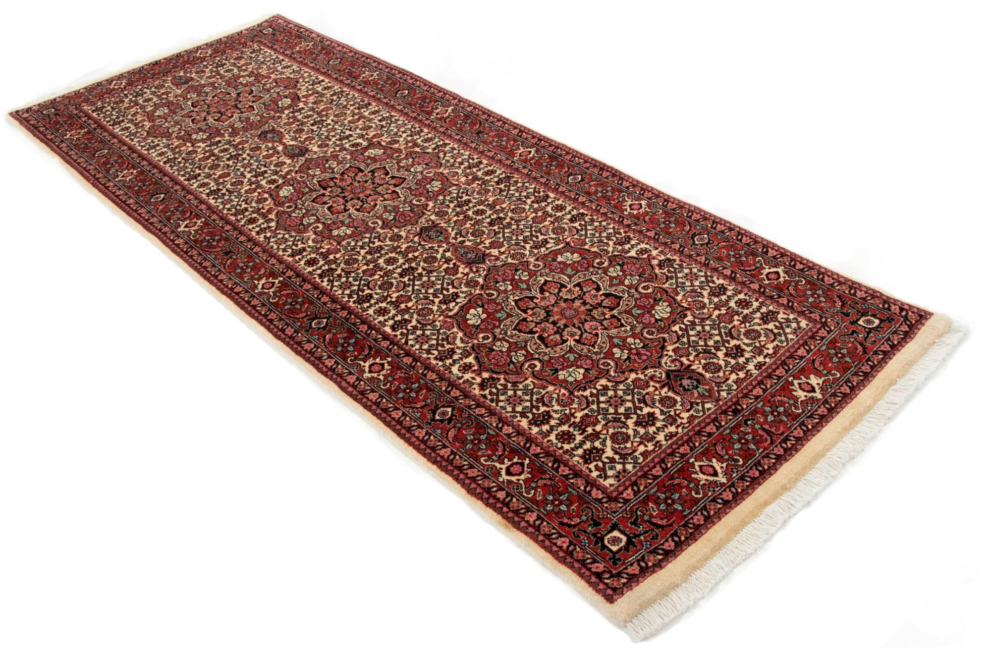 2' 6 x 6' 11 Bidjar With Silk Runner Rug