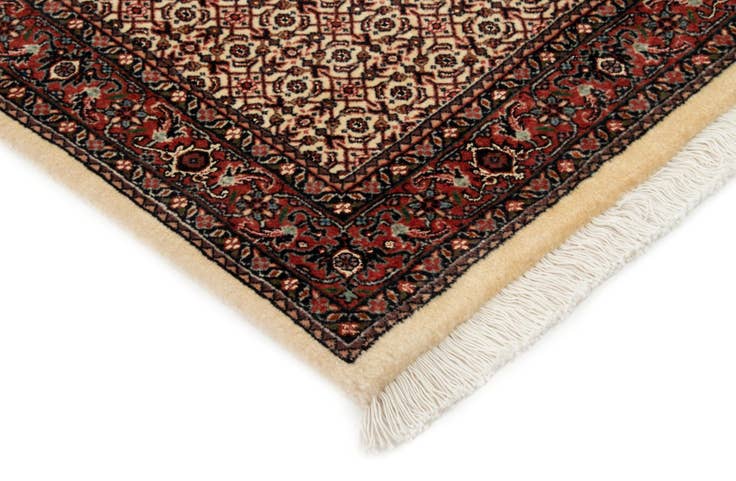 Detail image of 2' 7 x 8' 2 Bidjar With Silk Runner Rug