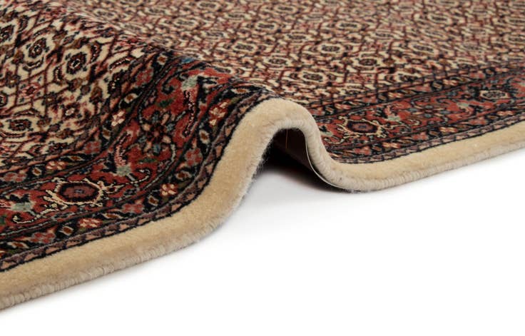 Detail image of 2' 7 x 8' 2 Bidjar With Silk Runner Rug
