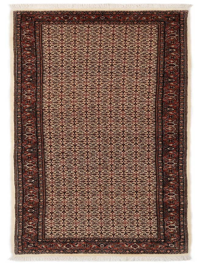 Detail image of 2' 7 x 8' 2 Bidjar With Silk Runner Rug