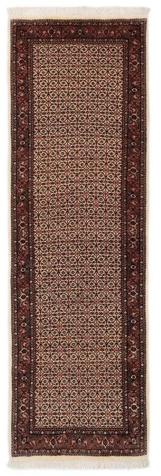 Detail image of 2' 7 x 8' 2 Bidjar With Silk Runner Rug