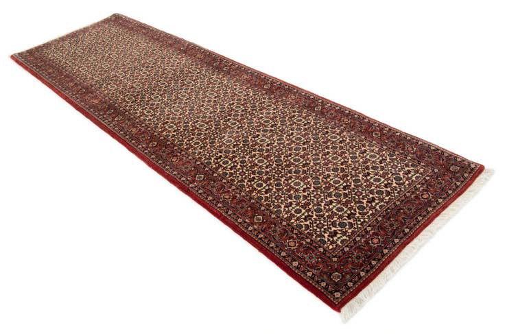 Detailansicht von 80cm x 320cm Bidjar With Silk Läufer Teppich
