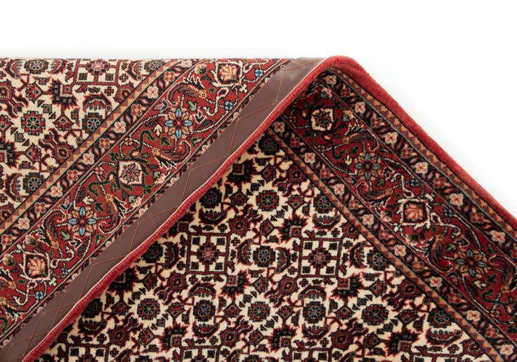 Detailansicht von 80cm x 320cm Bidjar With Silk Läufer Teppich