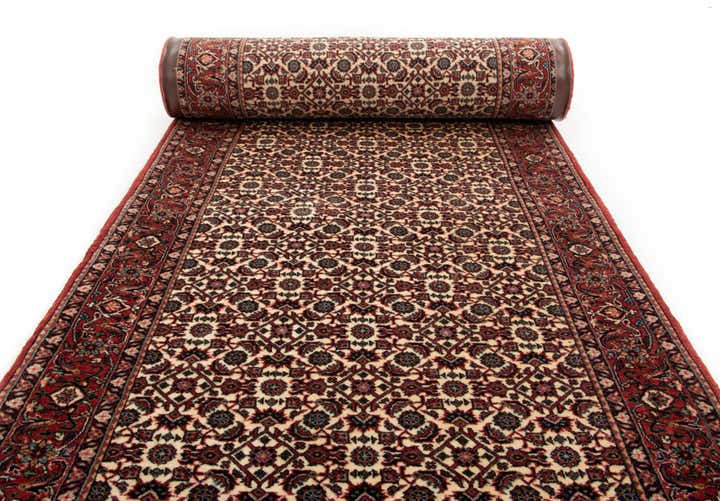 80cm x 320cm Bidjar With Silk Läufer Teppich