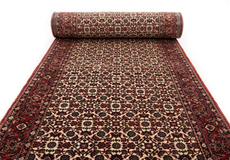 Detailansicht von 80cm x 320cm Bidjar With Silk Läufer Teppich
