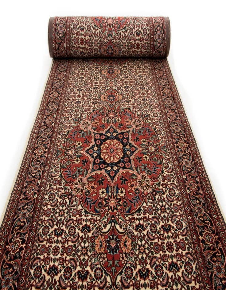 Detail image of 2' 10 x 9' 7 Bidjar With Silk Runner Rug