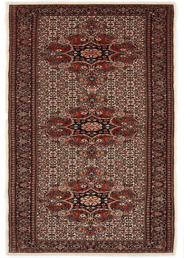 2' 10 x 9' 7 Bidjar With Silk Runner Rug