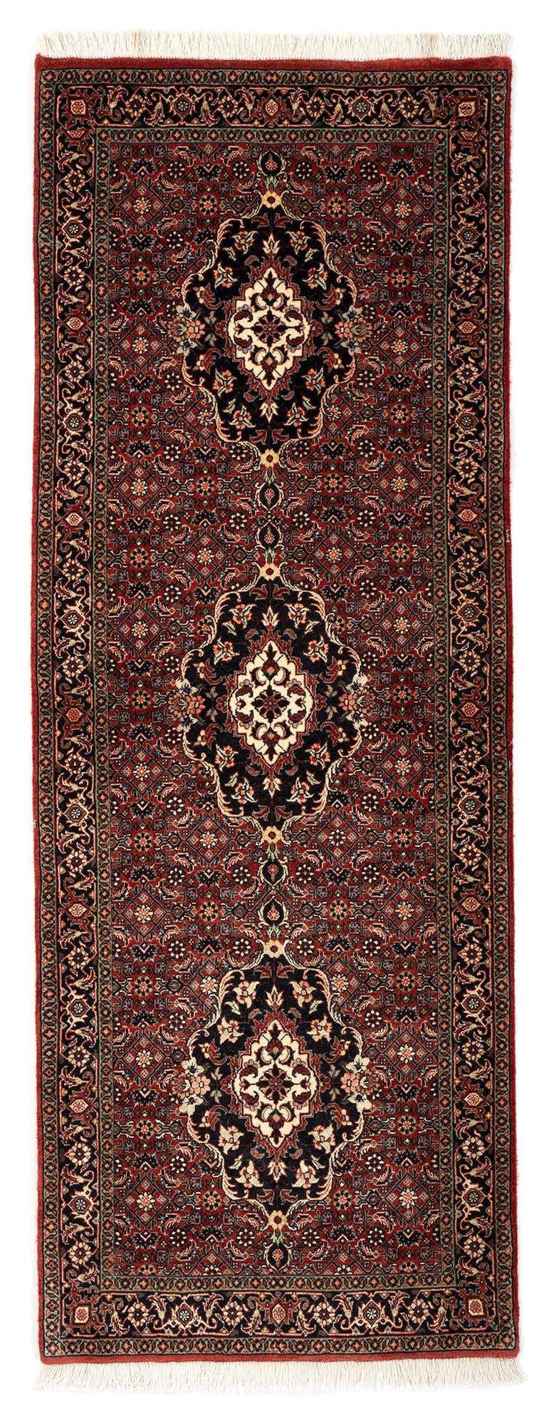 75cm x 200cm Bidjar With Silk Alfombra Pasillera
