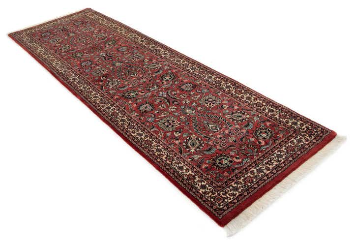 80cm x 245cm Bidjar With Silk Runner Rug