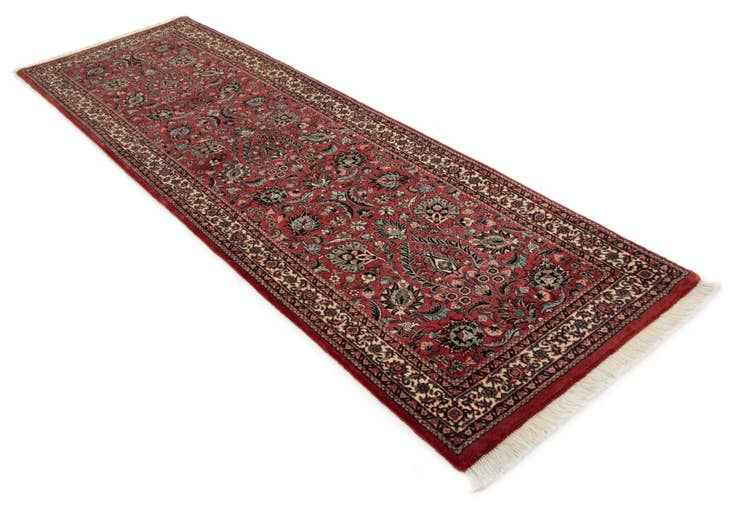 Detail image of 80cm x 245cm Bidjar With Silk Runner Rug