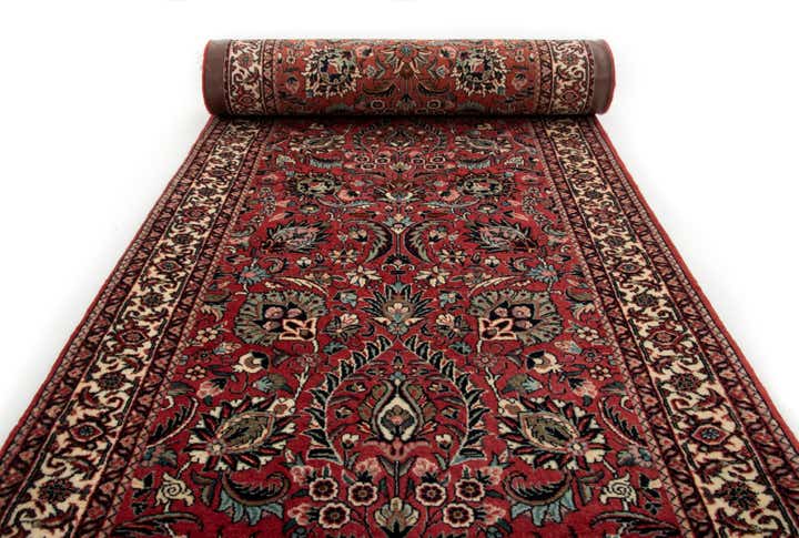 80cm x 245cm Bidjar With Silk Runner Rug