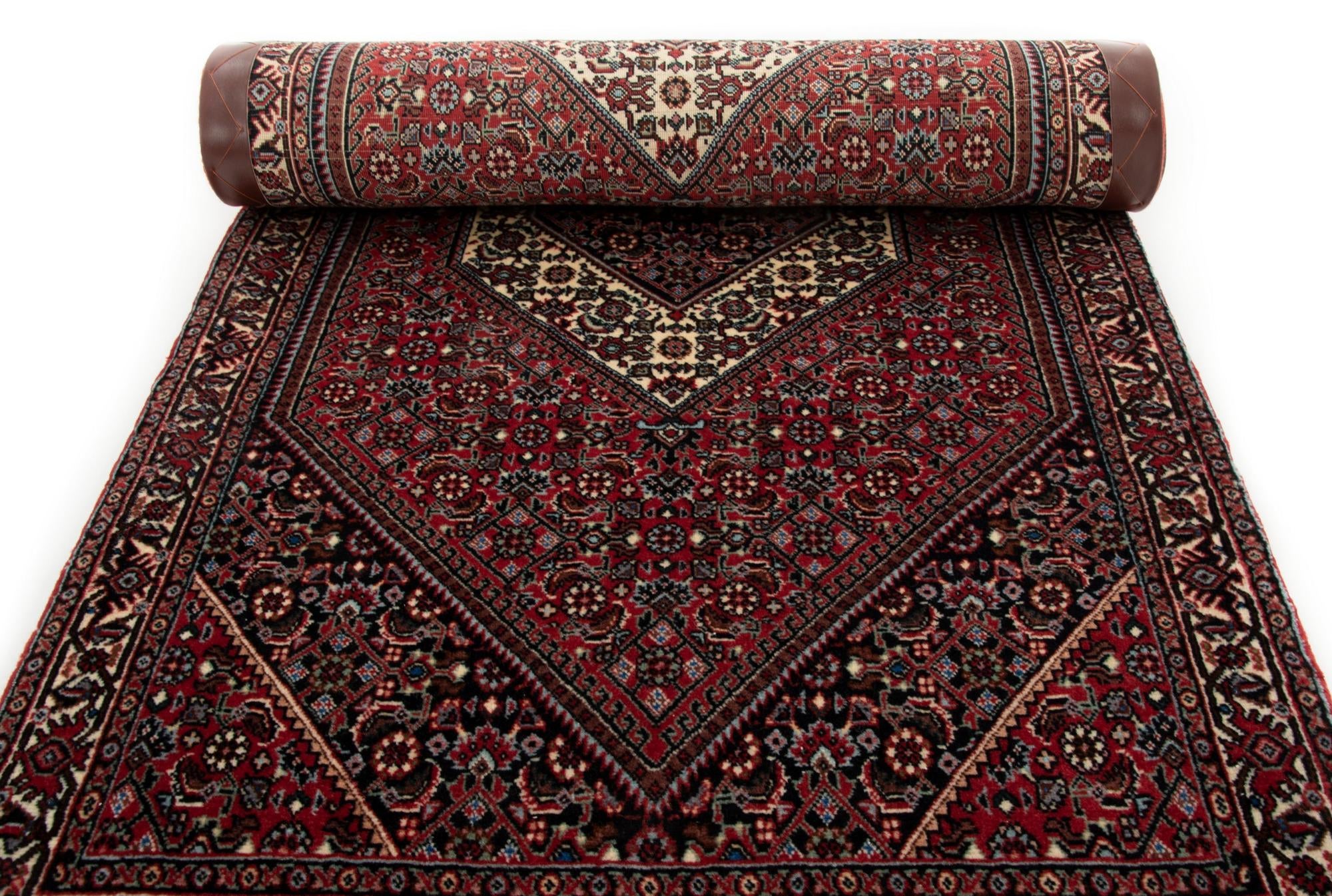 2' 4 x 4' 11 Bidjar With Silk Runner Rug