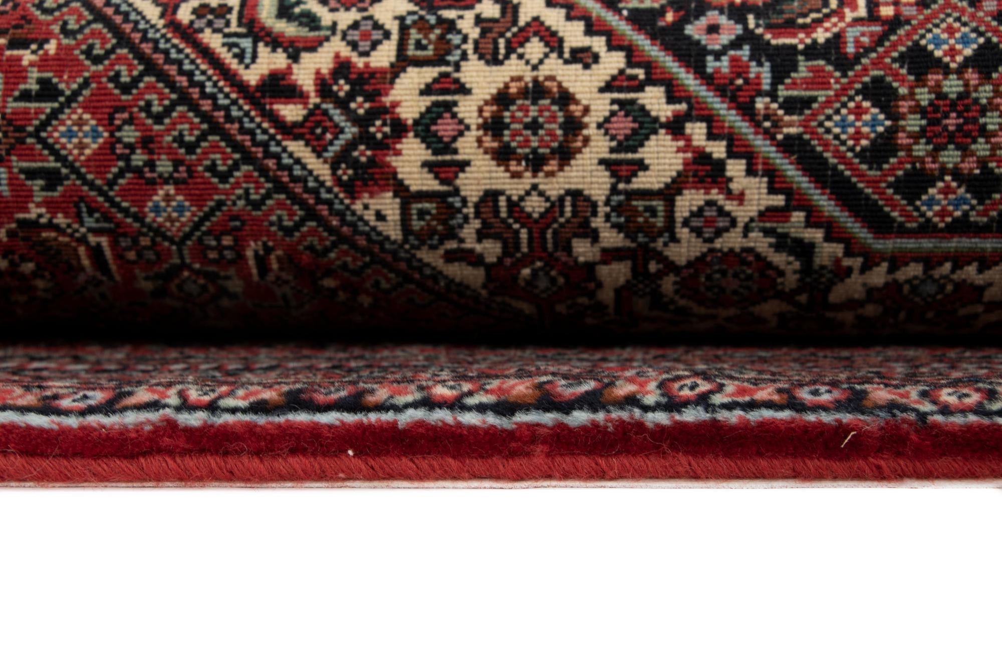 2' 4 x 4' 11 Bidjar With Silk Runner Rug