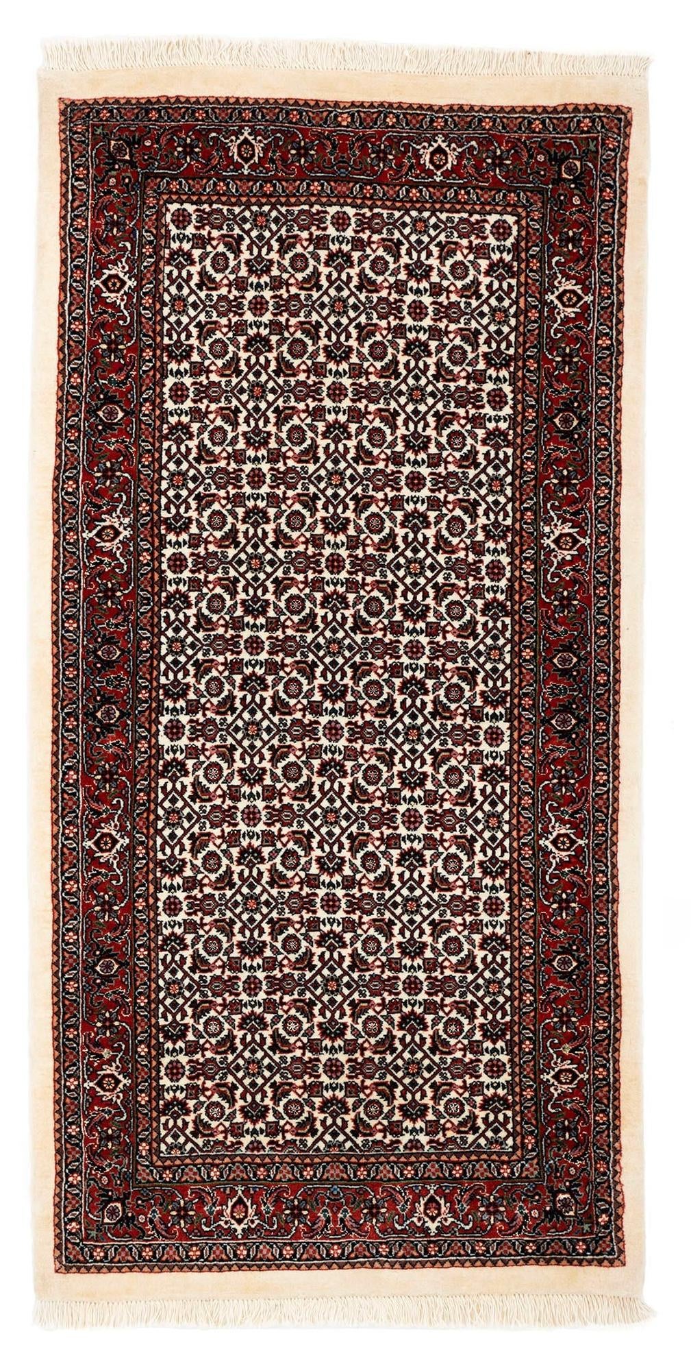 2' 4 x 4' 10 Bidjar With Silk Runner Rug