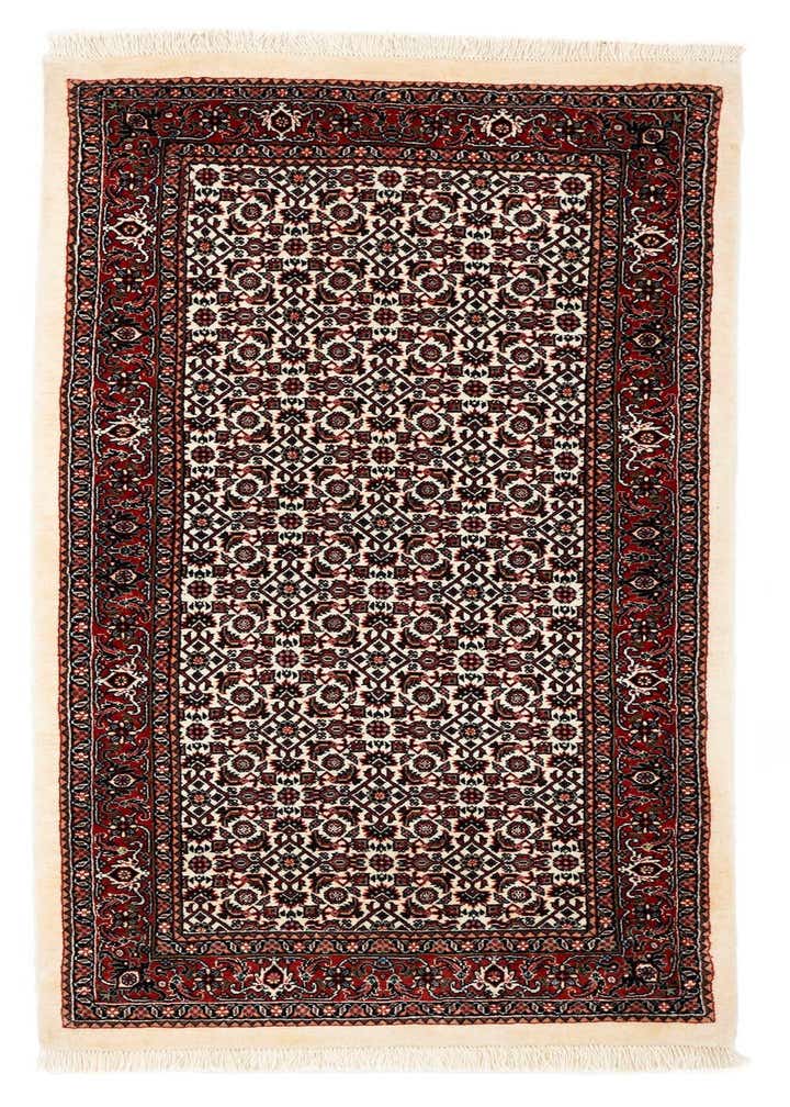 2' 4 x 4' 10 Bidjar With Silk Runner Rug