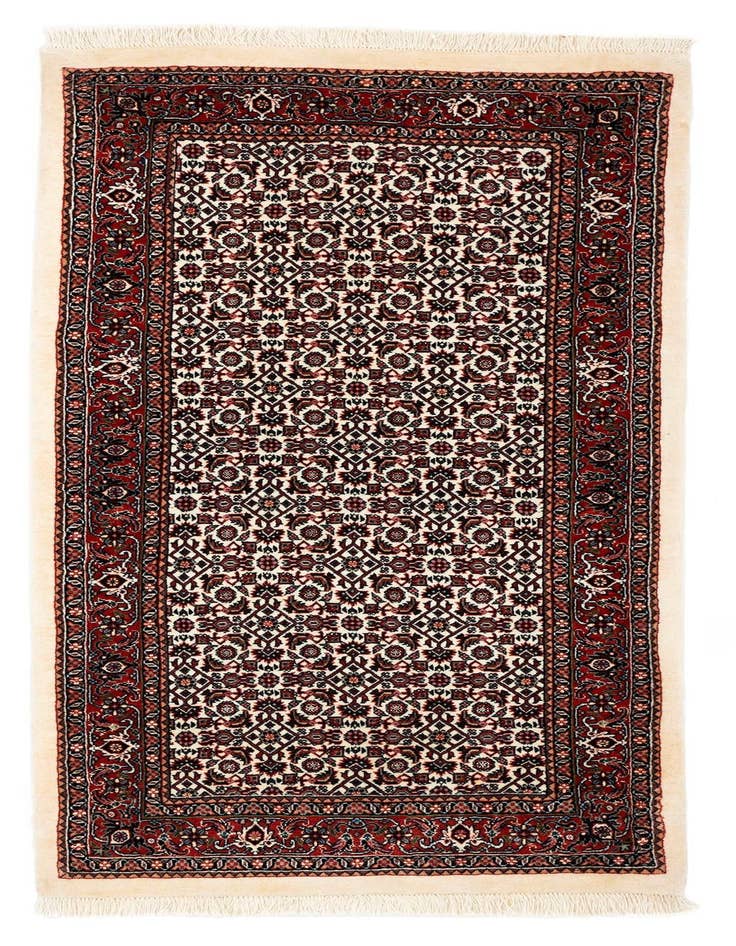 Detail image of 2' 4 x 4' 10 Bidjar With Silk Runner Rug