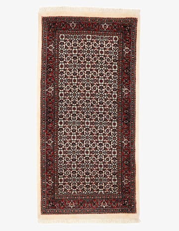 2' 4 x 4' 10 Bidjar With Silk Runner Rug