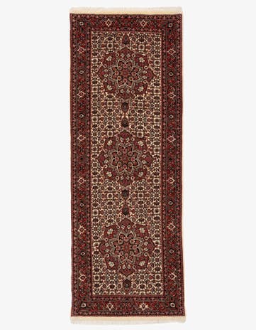 2' 6 x 6' 11 Bidjar With Silk Runner Rug