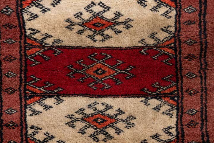 1' x 4' 10 Hand Knotted Bokhara Oriental Wool Runner Rug