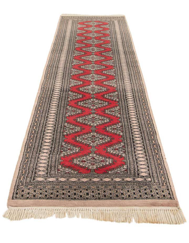 2' 2 x 9' 9 Hand Knotted Bokhara Wool Runner Rug
