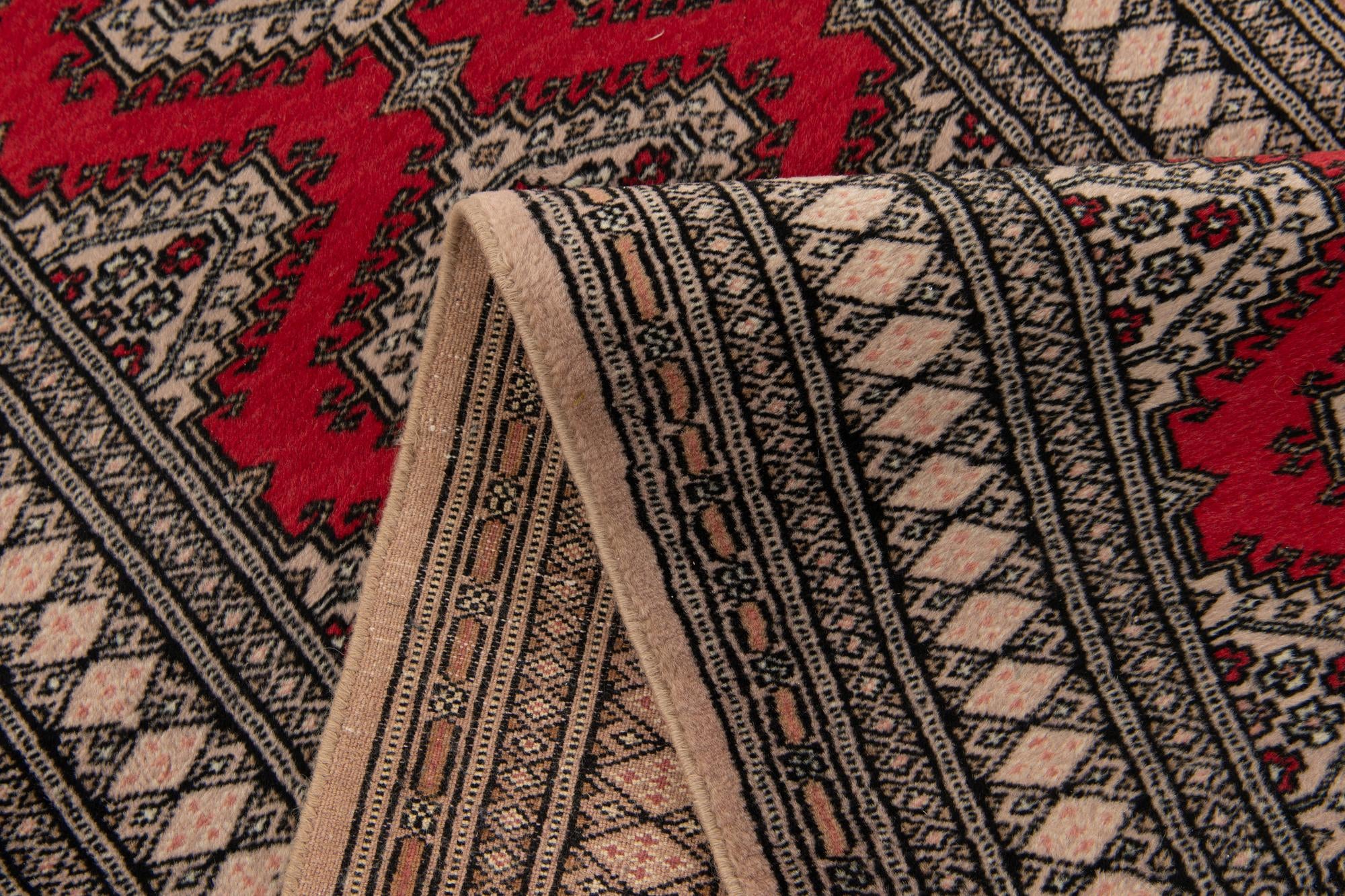 2' 2 x 9' 9 Hand Knotted Bokhara Wool Runner Rug