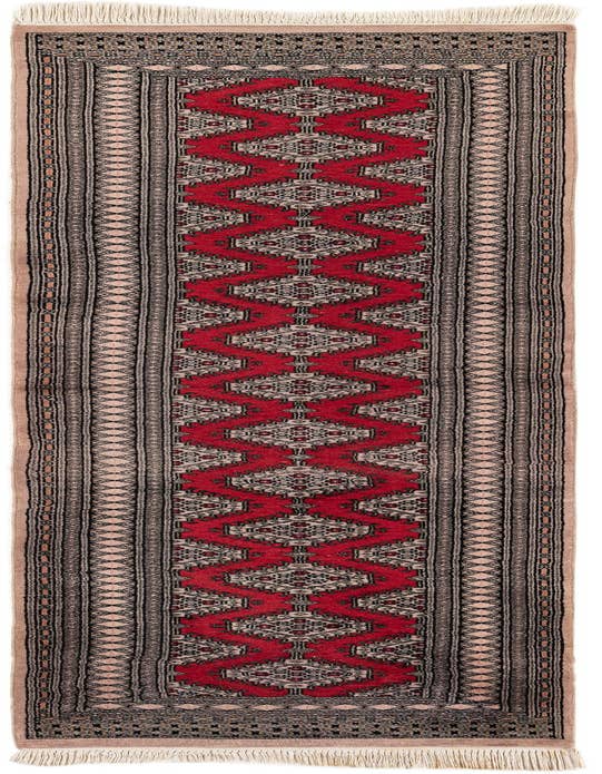 Detail image of 2' 2 x 9' 9 Hand Knotted Bokhara Wool Runner Rug