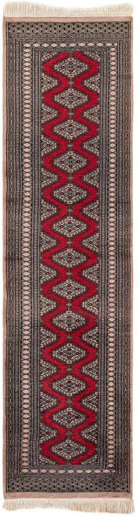 2' 2 x 9' 9 Hand Knotted Bokhara Wool Runner Rug