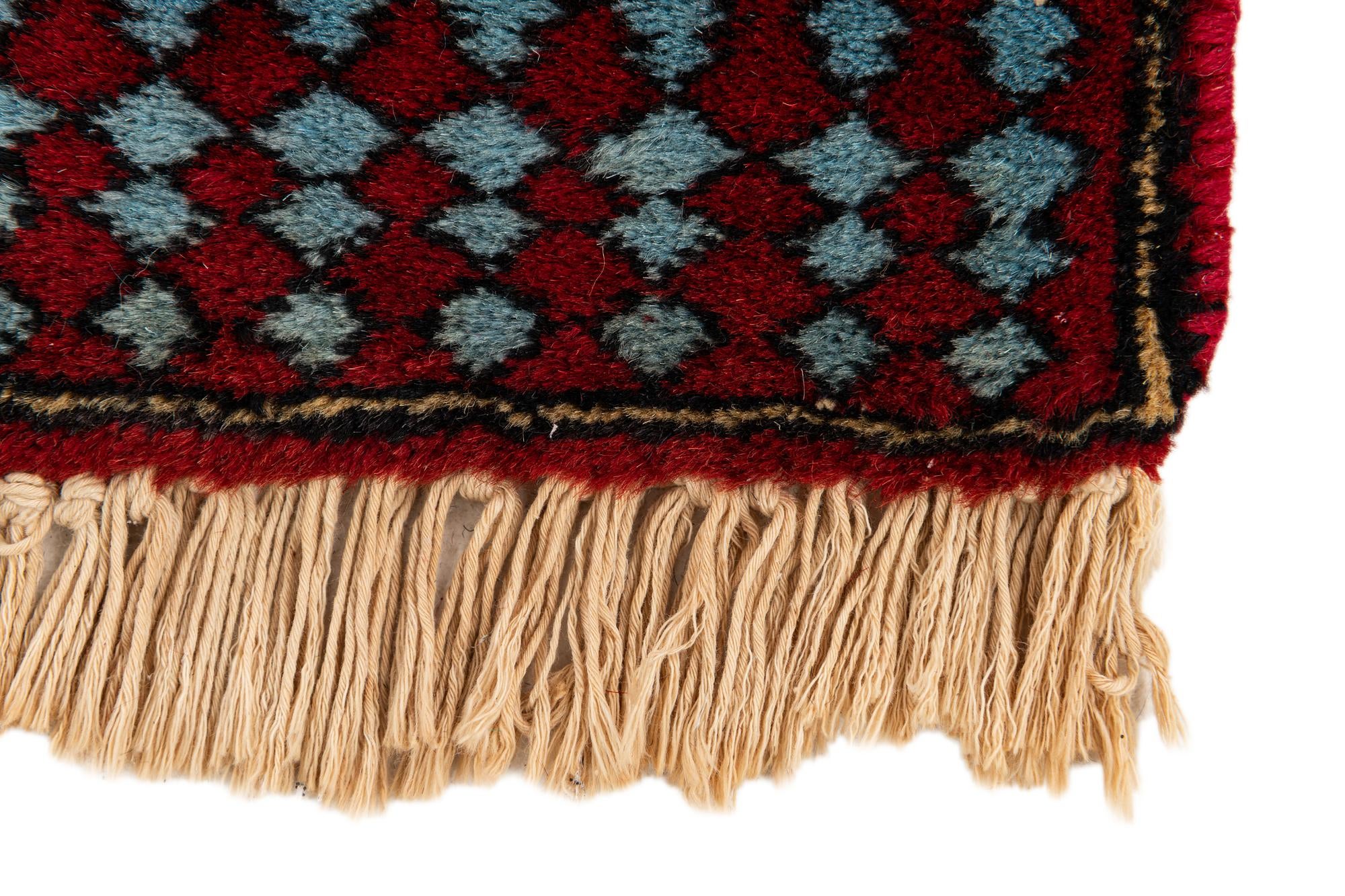 1' x 4' 5 Hand Knotted Bokhara Oriental Wool Runner Rug