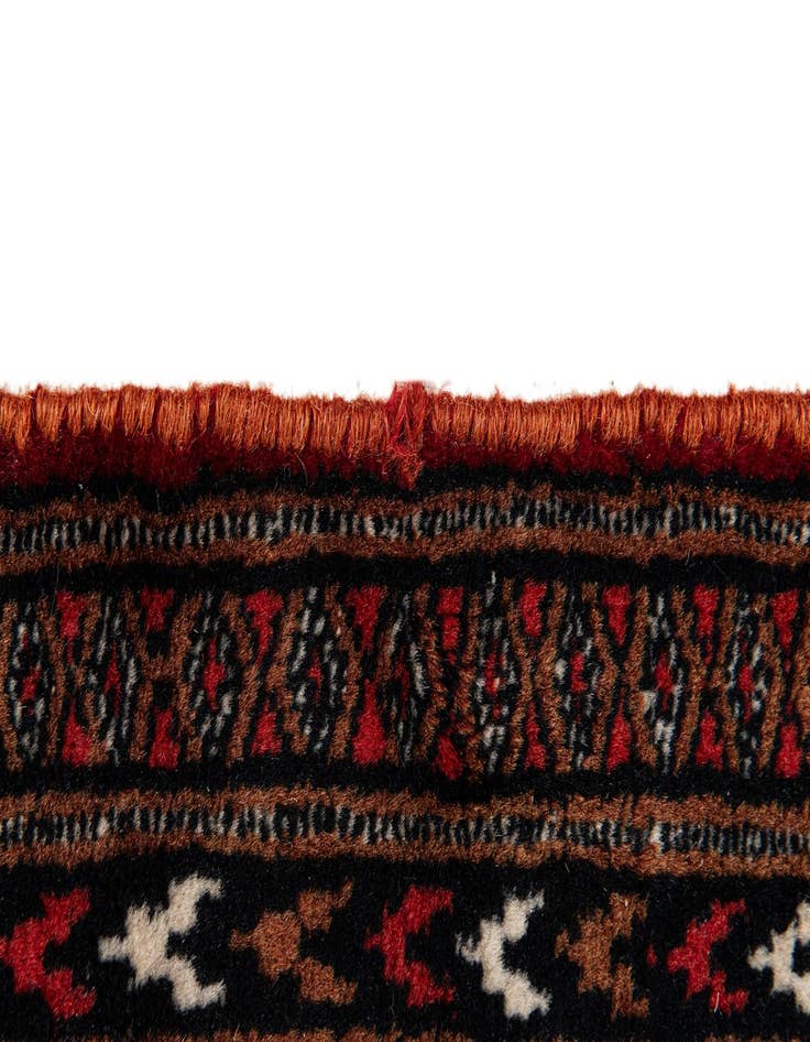 Detail image of 2' 9 x 8' 6 Hand Knotted Bokhara Oriental Wool Runner Rug