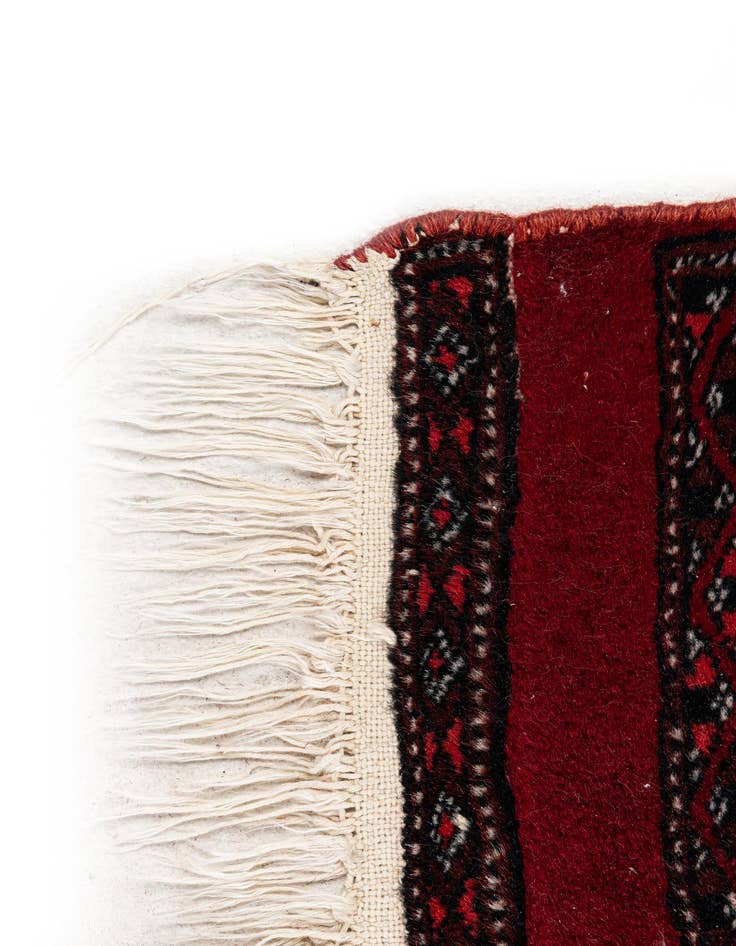 Detail image of 2' 9 x 8' 6 Hand Knotted Bokhara Oriental Wool Runner Rug