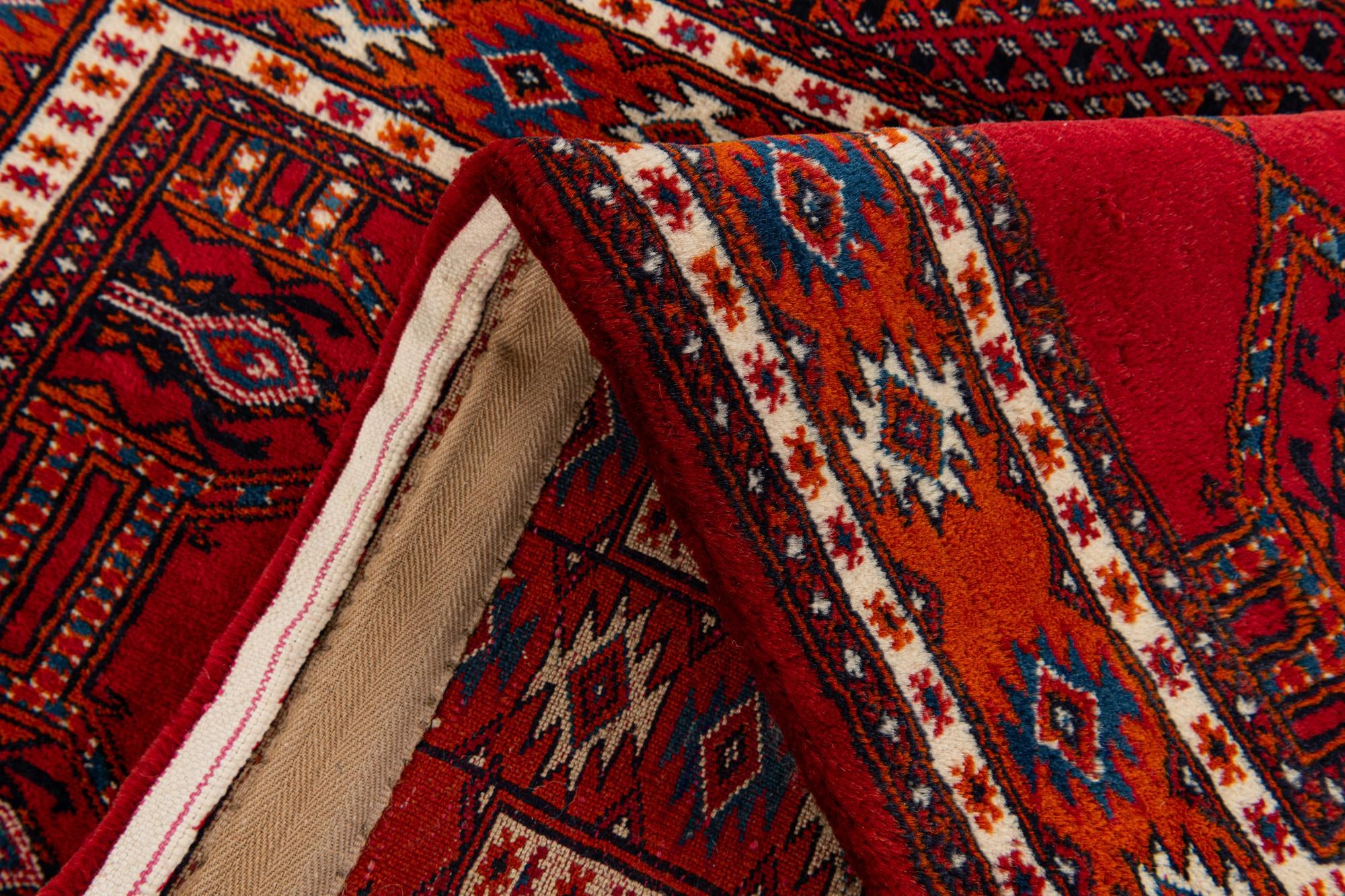 2' 2 x 4' Hand Knotted Bokhara Oriental Wool Runner Rug