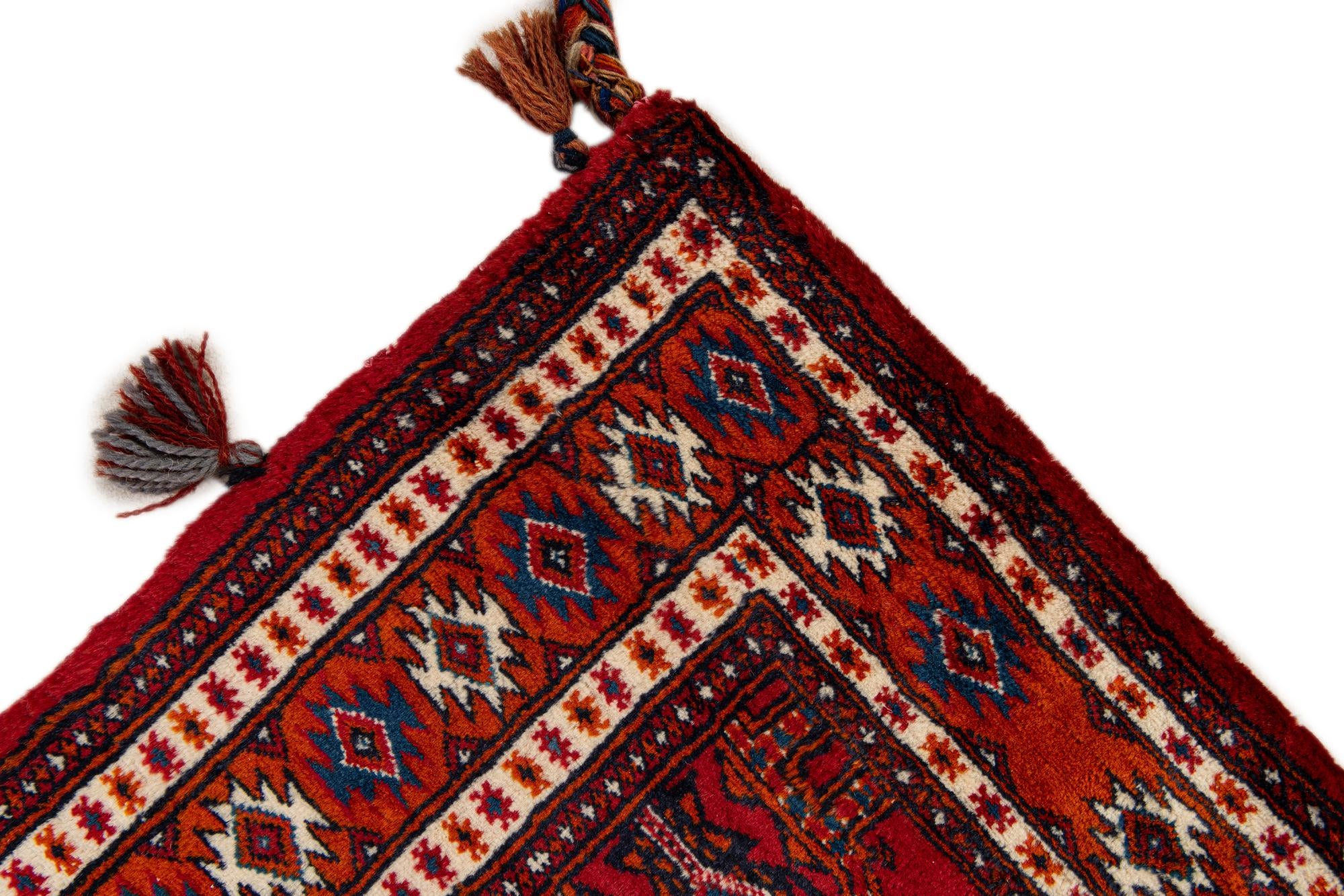 2' 2 x 4' Hand Knotted Bokhara Oriental Wool Runner Rug