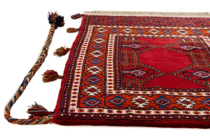 2' 2 x 4' Hand Knotted Bokhara Oriental Wool Runner Rug