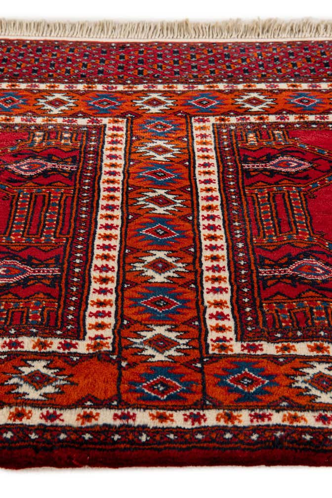 2' 2 x 4' Hand Knotted Bokhara Oriental Wool Runner Rug