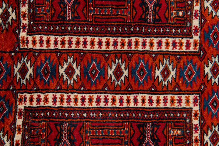 2' 2 x 4' Hand Knotted Bokhara Oriental Wool Runner Rug
