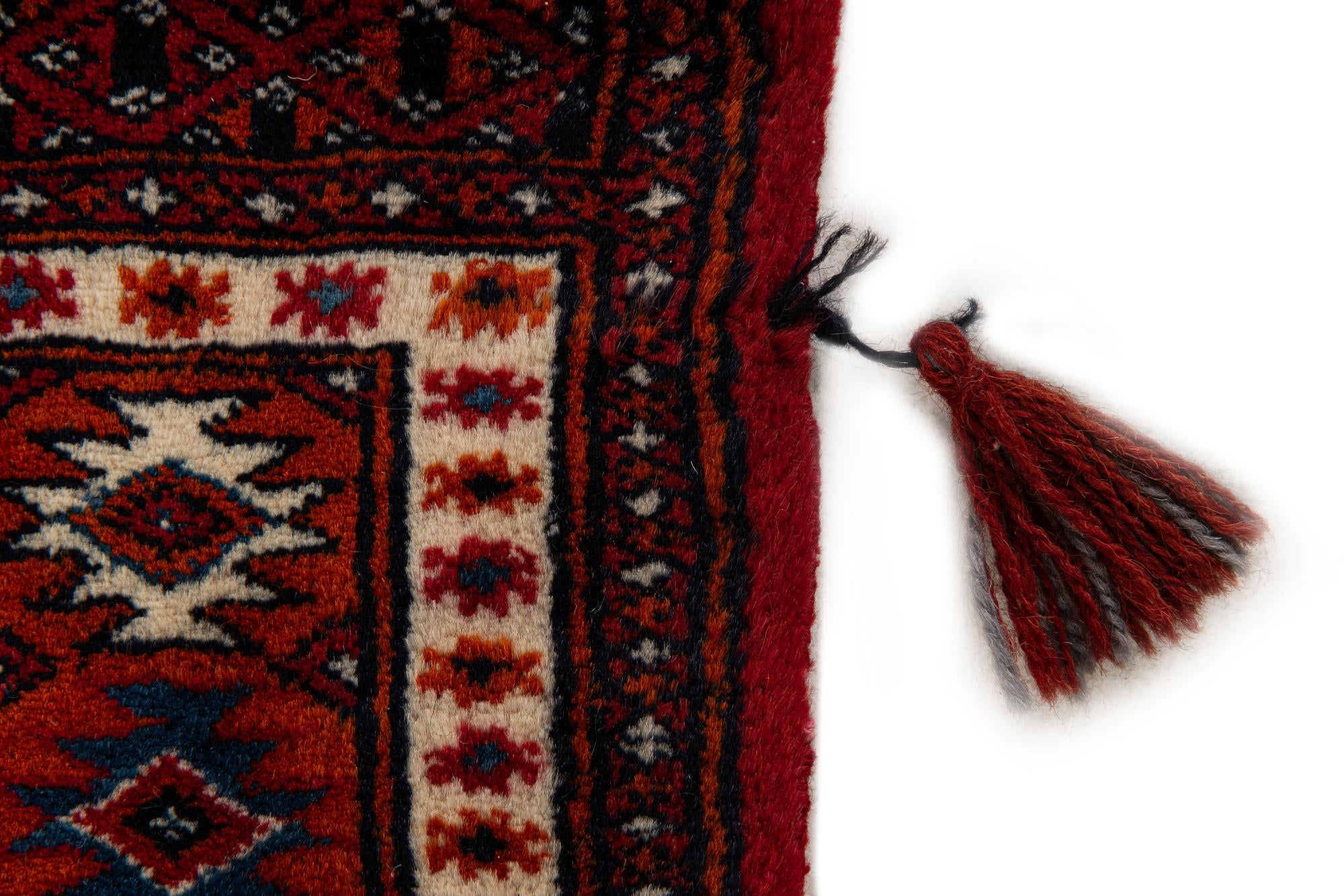 2' 2 x 4' Hand Knotted Bokhara Oriental Wool Runner Rug