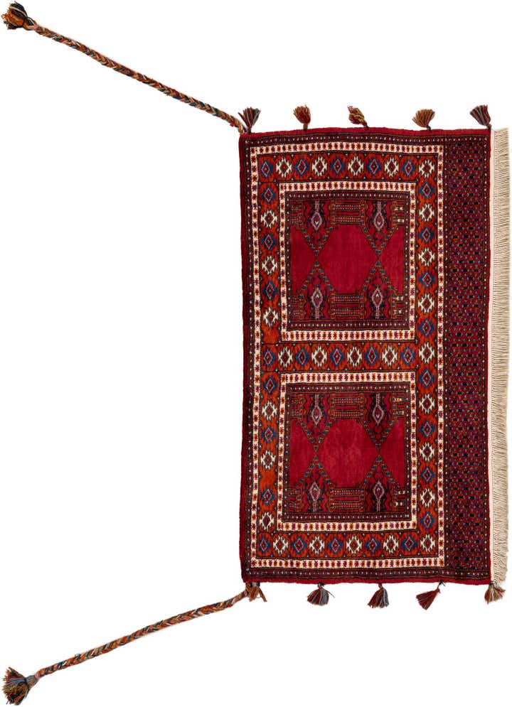 2' 2 x 4' Hand Knotted Bokhara Oriental Wool Runner Rug