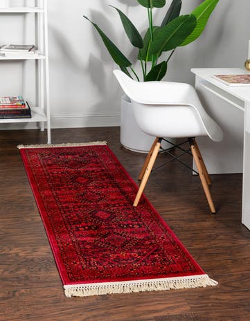 2' x 8' Bokhara Runner Rug