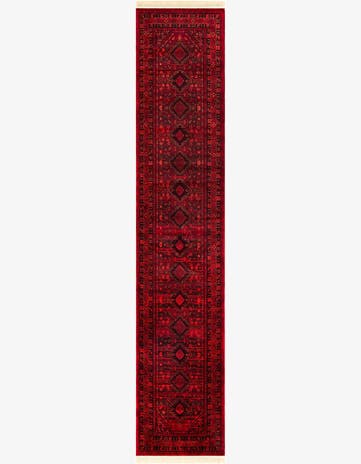 Red Bokhara Runner Rug